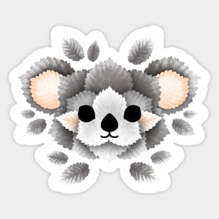 Koala of leaves Sticker